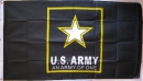 US Army Star Black / Schwarz Fahne mit Stern| 90 x 150 cm