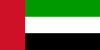 Vereinigte Arabische Emirate Fahne gedruckt | 150 x 240 cmDie