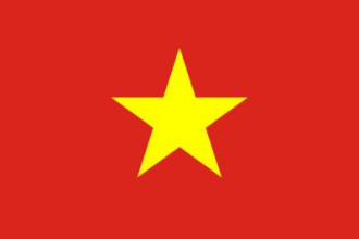 Vietnam gedruckt im Querformat | 90 x 150 cm