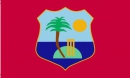 Westindische Inseln/West Indies Fahne gedruckt | 90 x 150 cm
