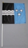 Fahne Aargau am Stab Pack à 5 oder 15 Stück | 20 x 20 cm | Stoff