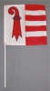 Fahne Jura am Stab Pack à 5 oder 15 Stück | 20 x 20 cm | Stoff