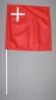 Fahne Schwyz am Stab Pack à 5 oder 15 Stück | 20 x 20 cm | Stoff