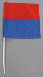 Fahne Tessin am Stab Pack à 5 oder 15 Stück | 20 x 20 cm | Stoff