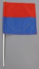 Fahne Tessin am Stab Pack à 5 oder 15 Stück | 20 x 20 cm | Stoff