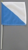 Fahne Zürich am Stab Pack à 5 oder 15 Stück | 20 x 20 cm | Stoff