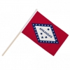 Arkansas Fahne / Flagge am Stab  Pack à 4 Stück | 15 x 22.5 cm