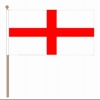 England Fahne / Flagge am Stab  Pack à 4 Stück | 15 x 22.5 cm