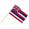 Hawaii Fahne / Flagge am Stab  Pack à 4 Stück | 15 x 22.5 cm