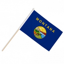 Montana Fahne / Flagge am Stab  Pack à 4 Stück | 15 x 22.5 cm