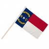 North Carolina Fahne / Flagge am Stab  Pack à 4 Stück | 15 x 22.5 cm