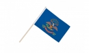 North Dakota Fahne / Flagge am Stab  Pack à 4 Stück | 15 x 22.5 cm