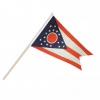 Ohio Fahne / Flagge am Stab  Pack à 4 Stück | 15 x 22.5 cm