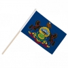 Pennsylvania Fahne / Flagge am Stab  Pack à 4 Stück | 15 x 22.5 cm