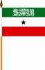 Somaliland Fahne am Stab gedruckt | 30 x 45 cm