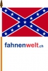 Südstaaten Fahne am Stab gedruckt | 30 x 45 cm
