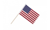 USA und Bundesstaaten Fahne am Stab