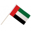 Vereinigte Arabische Emirate VAE Fahne / Flagge am Stab  Pack à 4 Stück | 15.5 x 22.5 cm