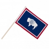 Wyoming Fahne / Flagge am Stab  Pack à 4 Stück | 15 x 22.5 cm
