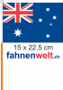 Australien Fahne / Flagge am Stab  Pack à 4 Stück | 15 x 22.5 cm