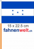 Honduras Fahne / Flagge am Stab  Pack à 4 Stück | 15 x 22.5 cm