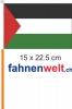 Palästina Fahne / Flagge am Stab  Pack à 4 Stück | 15 x 22.5 cm