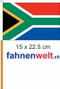 Südafrika Fahne / Flagge am Stab  Pack à 4 Stück | 15 x 22.5 cm