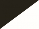 Schwarz weiss diagonal / Unsportlichkeit Fahne gedruckt | 60 x 90 cm