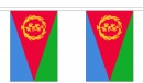 Fahnenkette Eritrea gedruckt aus Stoff | 30 Fahnen 15 x 22.5 cm 9 m lang