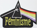 Patch Sticker zum aufbügeln Féminisme | 7 x 9 cm