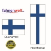 FINNLAND Fahne in Top-Qualität gedruckt im Hoch- und Querformat | diverse Grössen