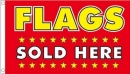 Flags sold here / hier Fahnenverkauf Fahne aus Stoff | 90 x 150 cm