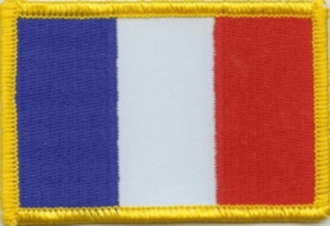 Patch Sticker zum aufbügeln Frankreich | 5.5 x 9 cm