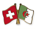 Freundschaftspin Schweiz-Algerien | Grösse ca. 22mm