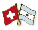 Freundschaftspin Schweiz-Argentinien | Grösse ca. 22mm