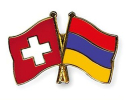 Freundschaftspin Schweiz-Armenien | Grösse ca. 22mm