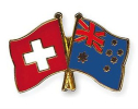 Freundschaftspin Schweiz-Australien | Grösse ca. 22mm