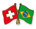 Freundschaftspin Schweiz-Brasilien | Grösse ca. 22mm