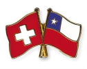 Freundschaftspin Schweiz-Chile | Grösse ca. 22mm