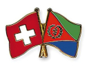 Freundschaftspin Schweiz-Eritrea | Grösse ca. 22mm
