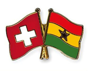 Freundschaftspin Schweiz-Ghana | Grösse ca. 22mm