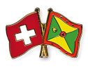 Freundschaftspin Schweiz-Grenada | Grösse ca. 22mm