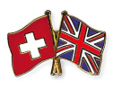 Freundschaftspin Schweiz-Grossbritannien | Grösse ca. 22mm