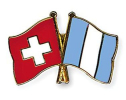 Freundschaftspin Schweiz-Guatemala | Grösse ca. 22mm