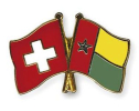 Freundschaftspin Schweiz-Guinea-Bissau | Grösse ca. 22mm