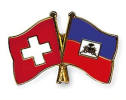 Freundschaftspin Schweiz-Haiti | Grösse ca. 22mm