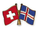 Freundschaftspin Schweiz-Island | Grösse ca. 22mm