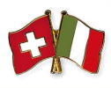 Freundschaftspin Schweiz-Italien | Grösse ca. 22mm