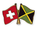 Freundschaftspin Schweiz-Jamaika | Grösse ca. 22mm
