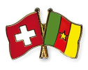 Freundschaftspin Schweiz-Kamerun | Grösse ca. 22mm